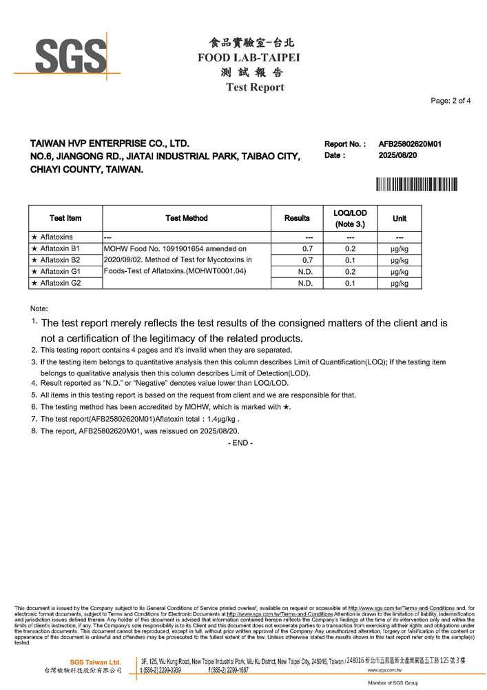 Aflatoxin (Non-GMO Soya Flak
